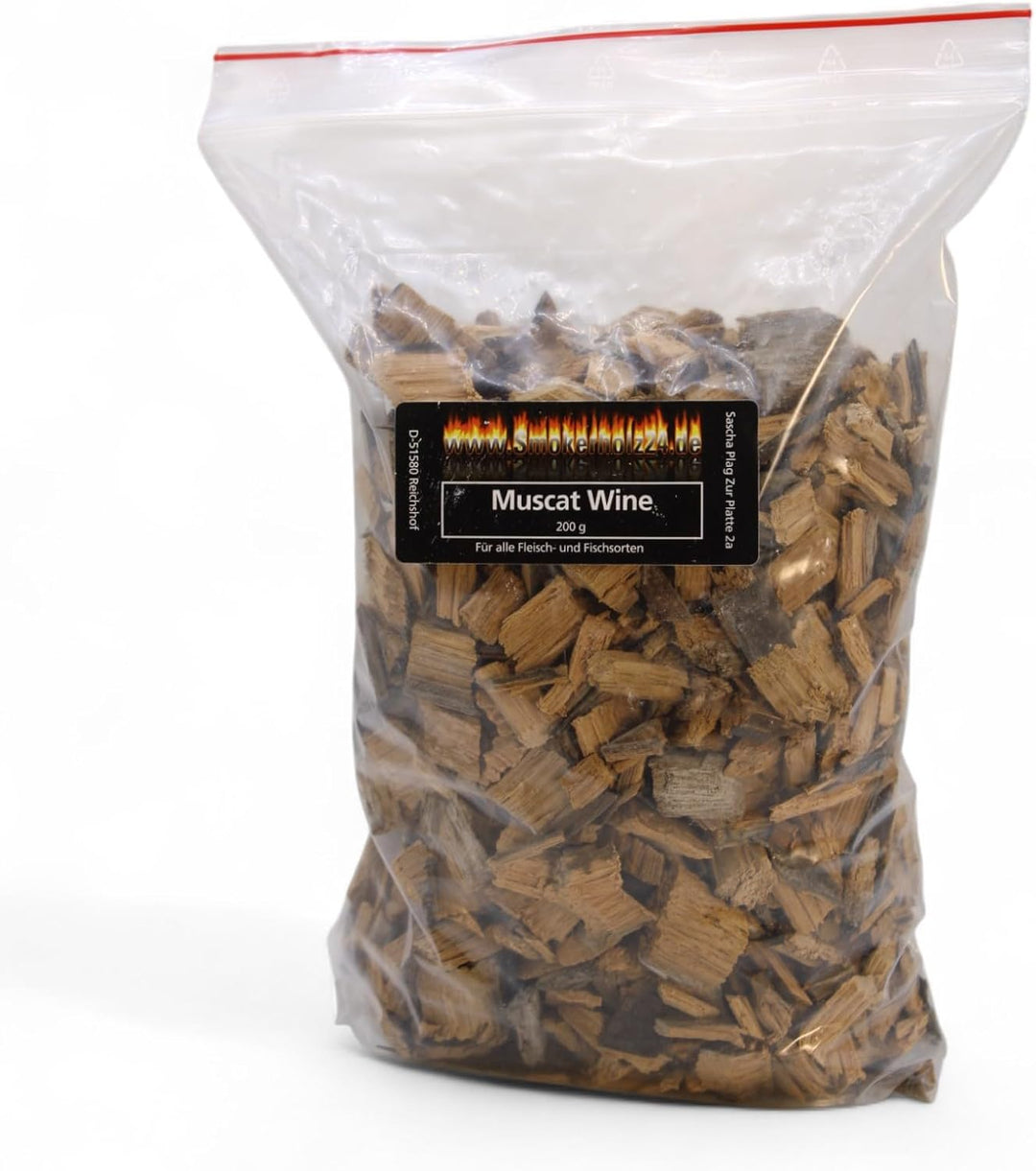 Räucherchips BBQ 5 Sorten – Aromavielfalt-Set aus natürlichem Holz zum Räuchern, Smoken und Grillen