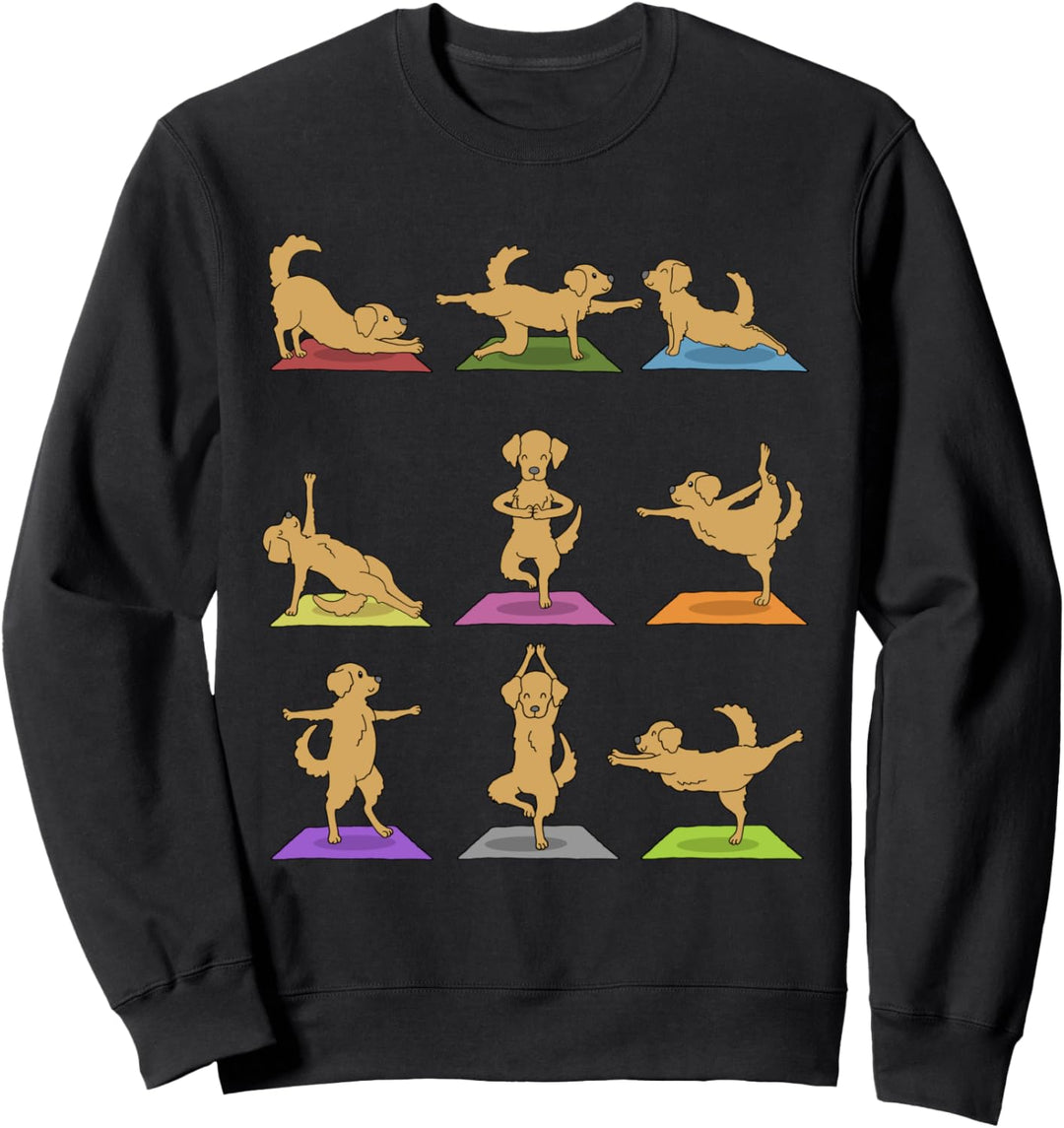 Golden Retriever Yoga Sweatshirt