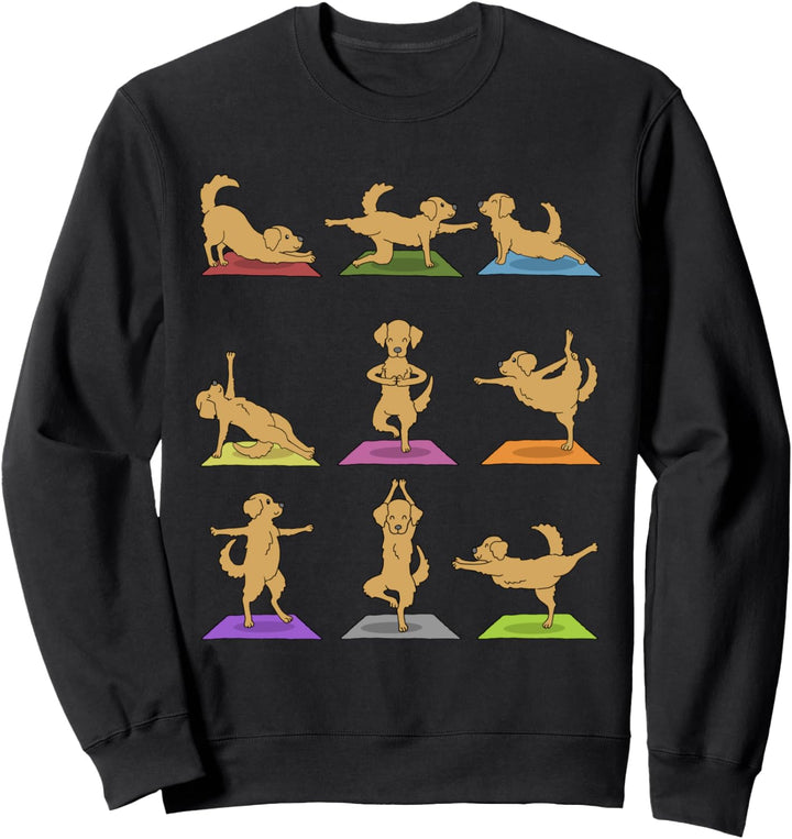Golden Retriever Yoga Sweatshirt