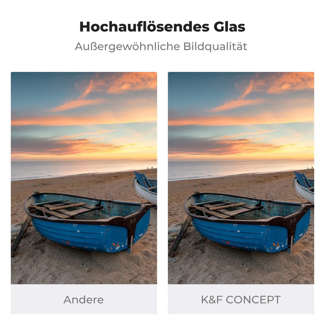 K&F Concept Nano-X GND8 Hard 0,9 (3-Blenden) Verlaufsfilter 100x150mm Rechteckfilter aus Optisches G