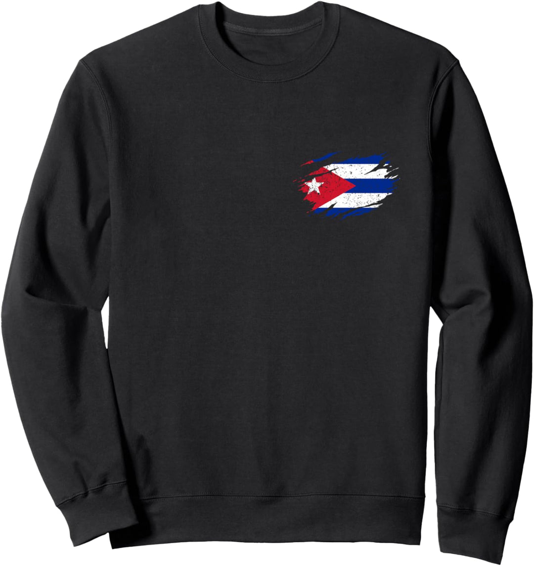 Kubanische Flagge Pride Roots Vintage Cuba Sweatshirt