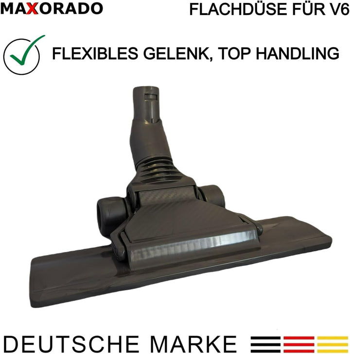 Flachdüse Flache Düse Bodendüse für Dyson V6 DC59 DC61 DC62 DC74 DC23T2 DC29 DC66 DC33c Staubsauger