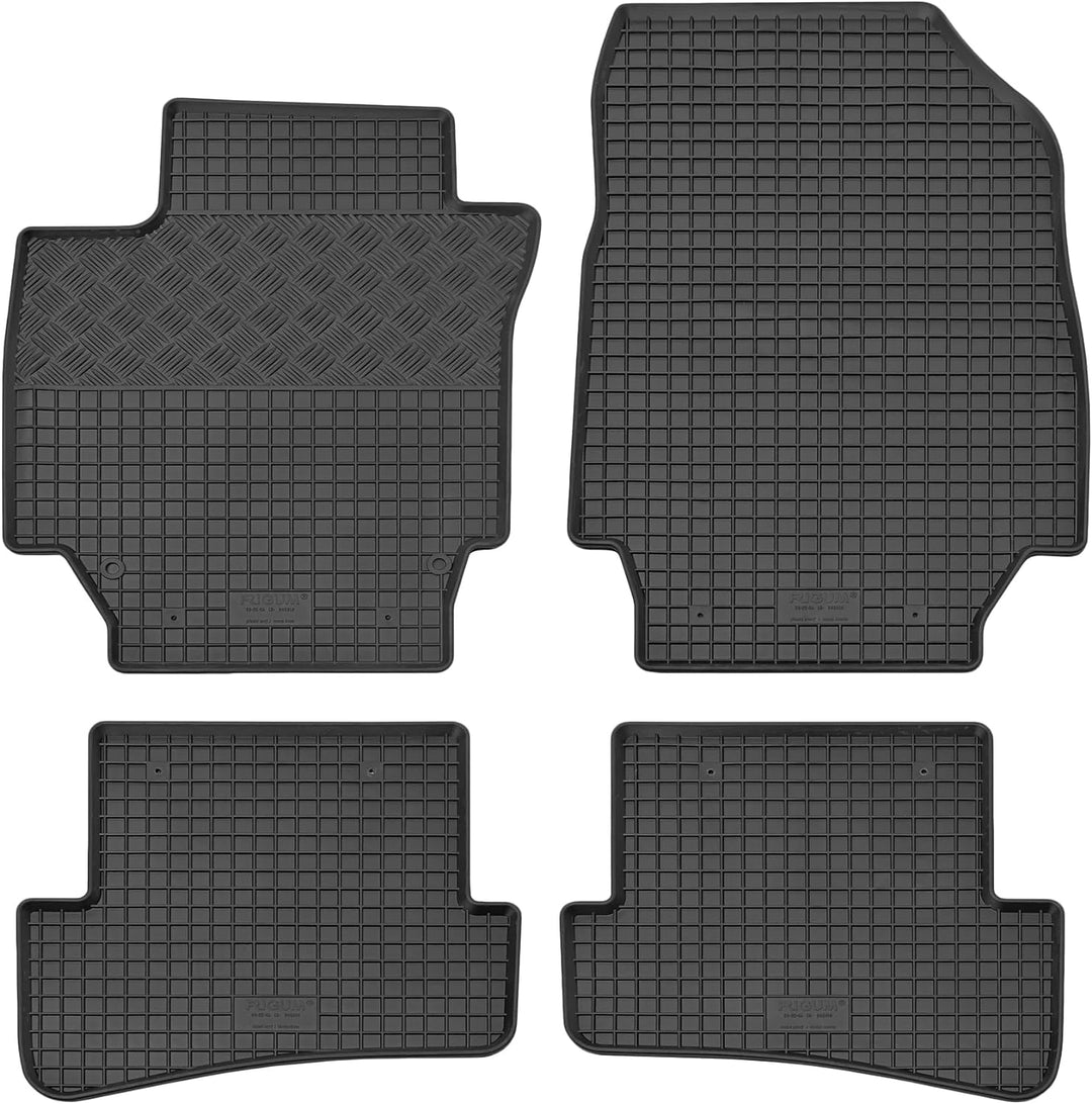 Passgenaue Kofferraumwanne und Gummifussmatten geeignet für Renault Captur ab 2013 + Gurtschoner