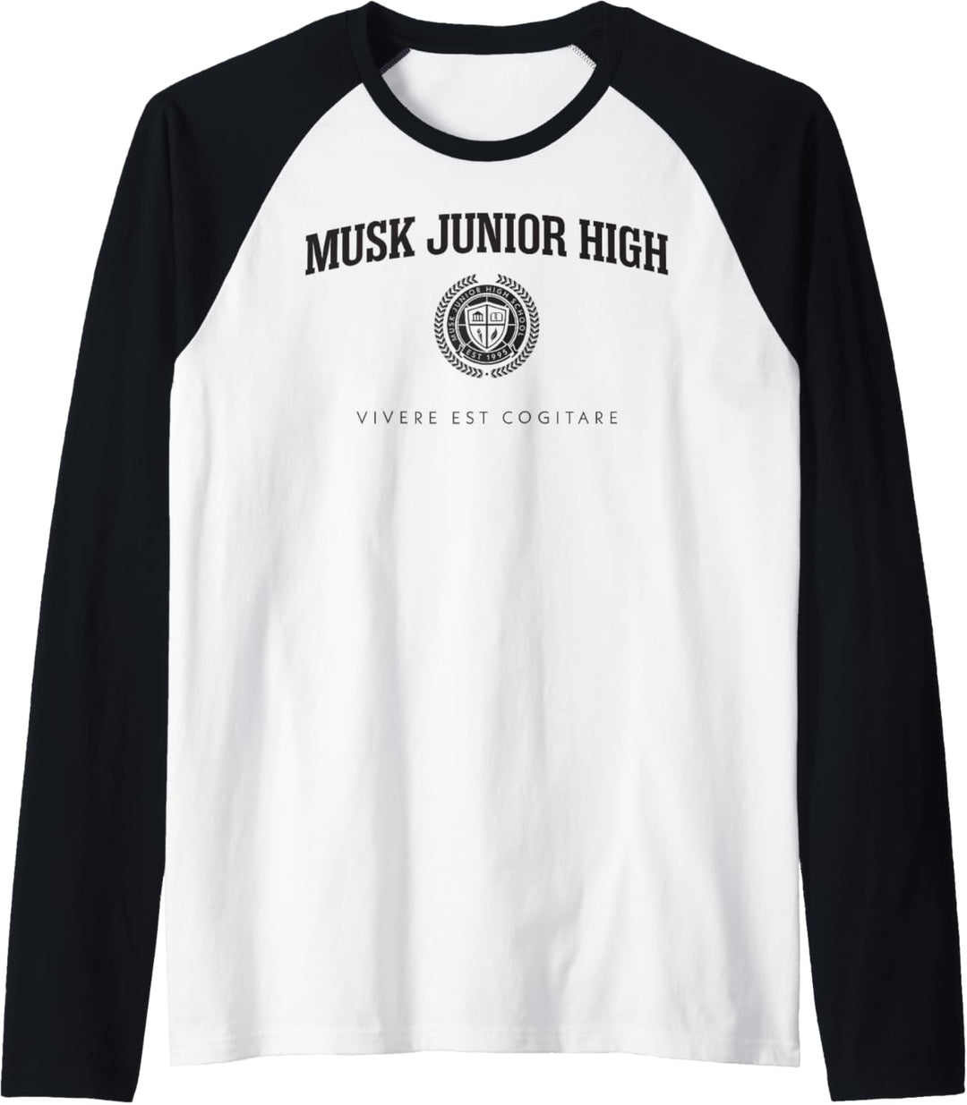 Star Trek: Discovery Musk Junior High Badge Black Logo Raglan