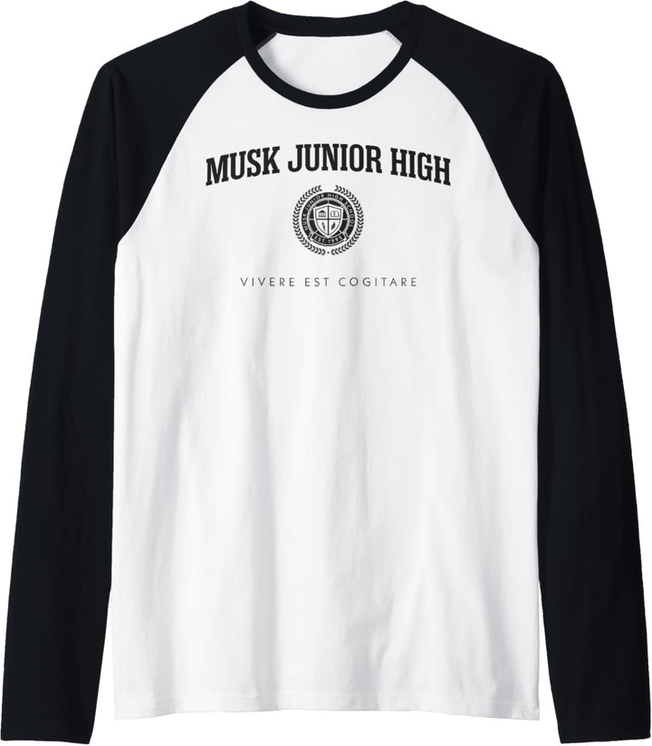 Star Trek: Discovery Musk Junior High Badge Black Logo Raglan