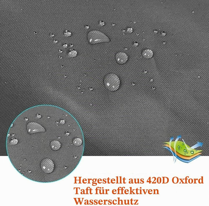 Opaltool 420D Verdickte Kajak-Kanu-Abdeckung, wasserdicht, langlebig, Kanu-Aufbewahrung, Staubschutz