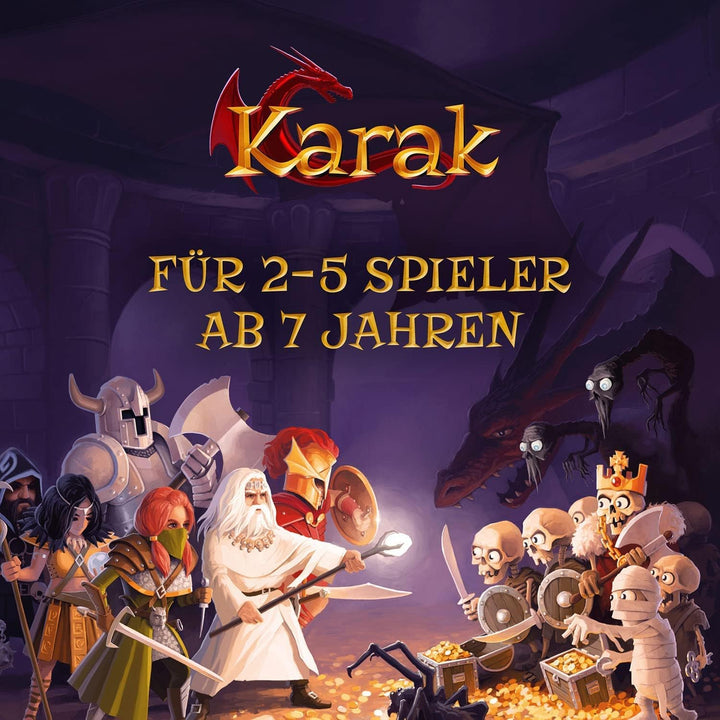 Kosmos 682286 Karak - Das Abenteuer beginnt, spannendes Kinderspiel ab 7 Jahre für 2-5 Personen, Fan