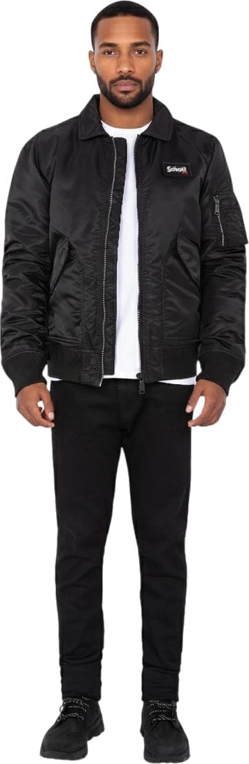Schott NYC Unisex Bombers, Schwarz