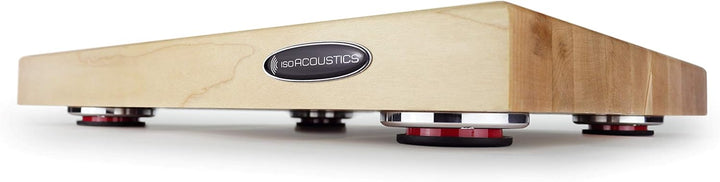 IsoAcoustics Delos-Serie mit Holzblöcken zur Plattenspielerentkopplung: 1815M1 (455mm breit x 380mm