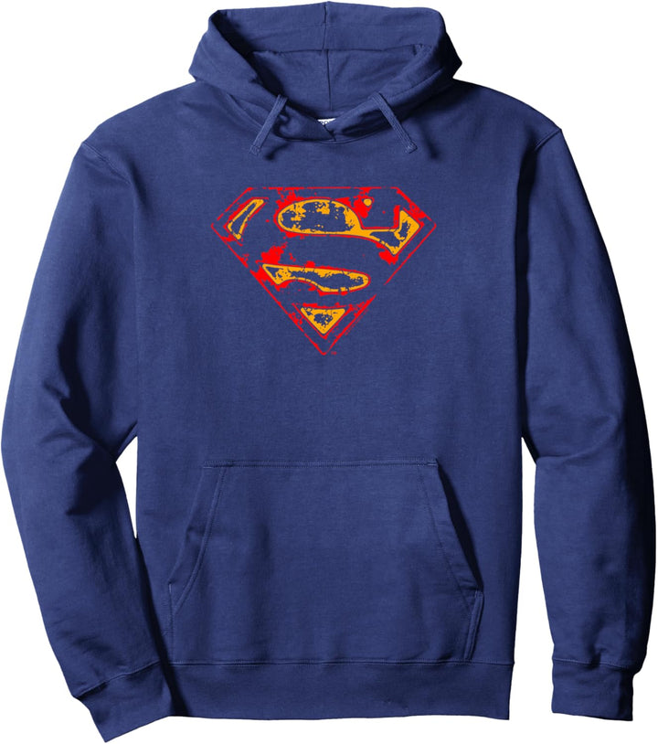 Superman Super Distressed Pullover Hoodie