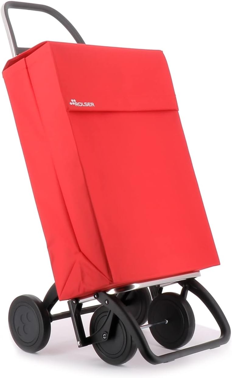 Einkaufstrolley Rolser Jean LN 4 Räder - Rot, Rot