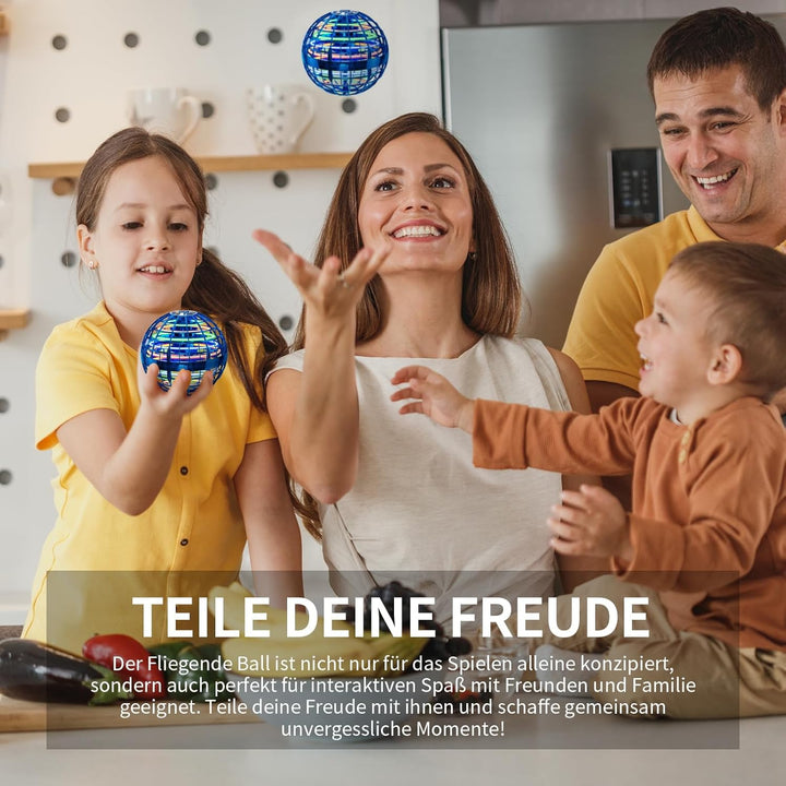 Fliegender Ball Spielzeug (Rosa, Verbessert): LED Hover Orb, Boomerang Ball, Flying Toys für Mädchen