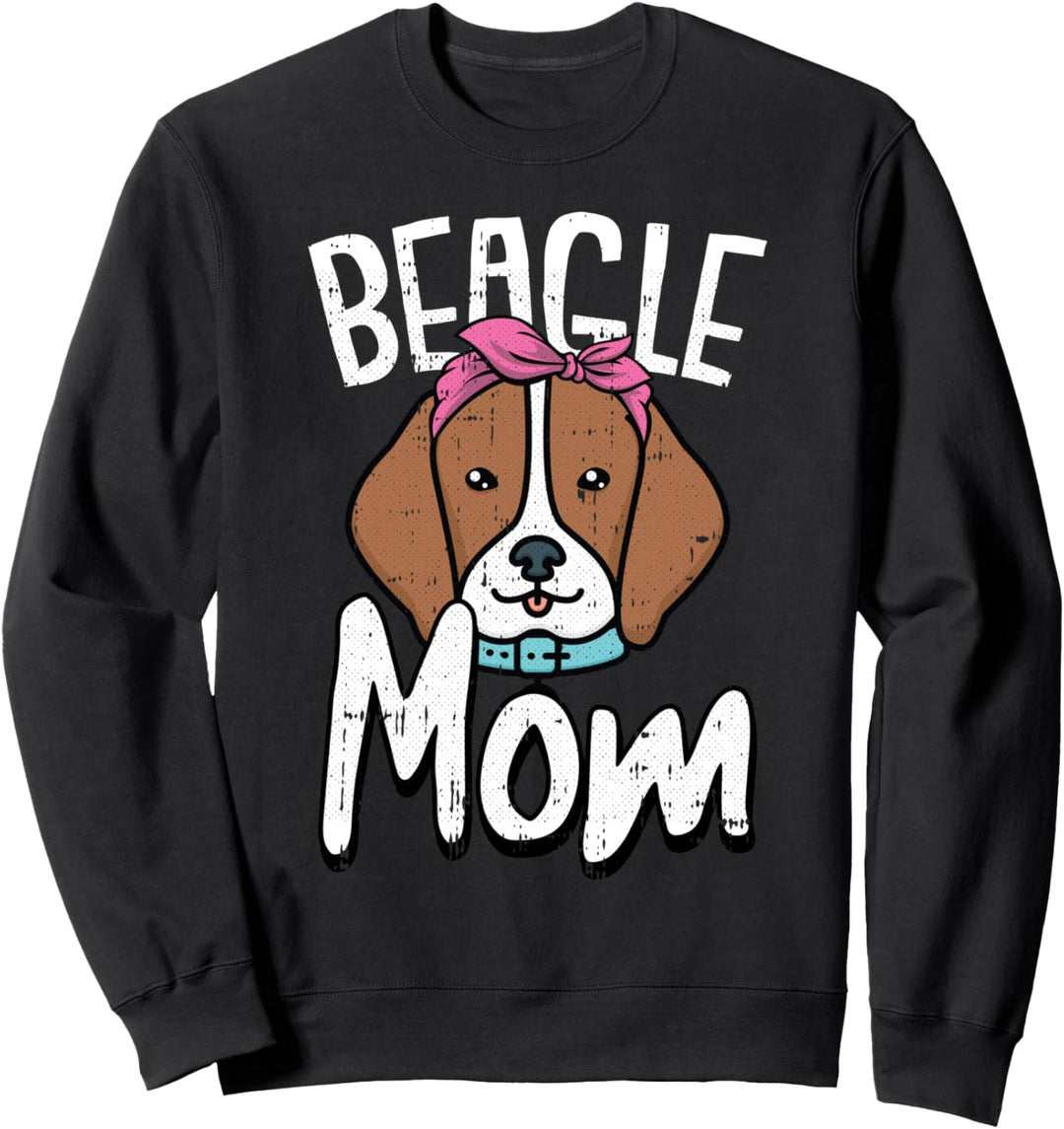 Beagle Mom Dog Cute Puppy Doggie Pet Animal Lover Mama Sweatshirt