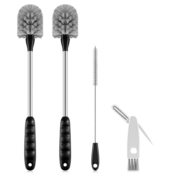 SLUXKE Bottle Brush Set with Straw Cleaner Brush and 3 in 1 Cup Lid Cleaning Brush, Bottle Brush Cle