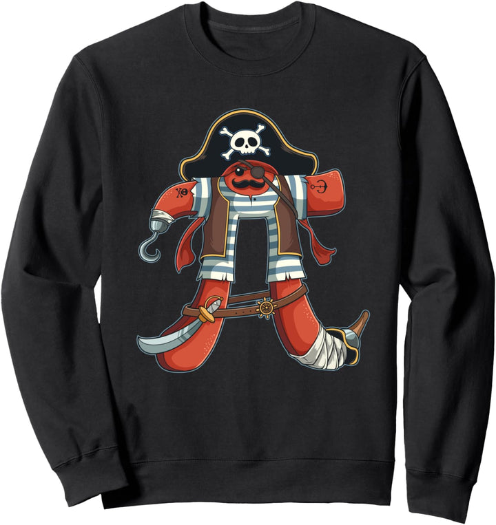 Pirat Mathe Pi Tag Mathe Club Lustiges Mathe Wortspiel Sweatshirt