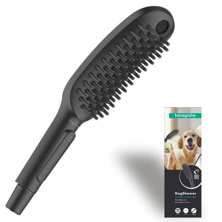 hansgrohe Hundedusche DogShower, Brause wassersparend mit 3 Strahlarten zur Fellpflege von Hunden un