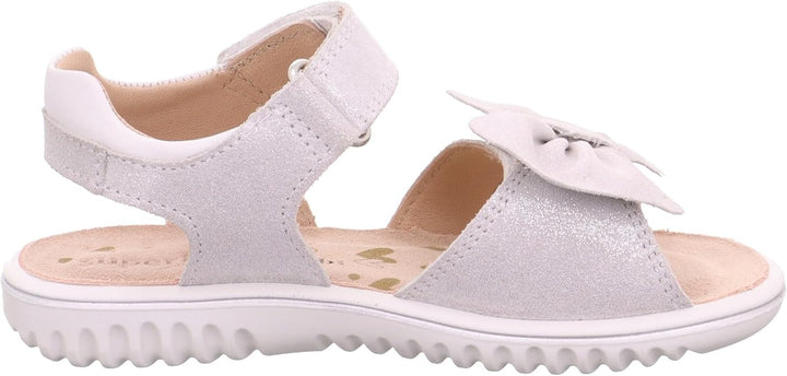 Superfit Mädchen Sparkle Sandale 26 EU Weiss 1000, 26 EU Weiß 1000
