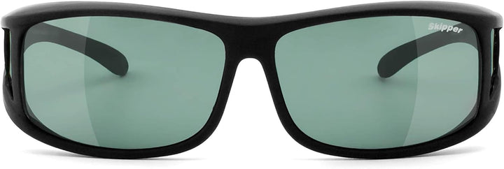 Skipper® | POLARISIERT | Überbrille für Brillenträger, Überbrille Sonnenbrille, Überziehbrille, Über