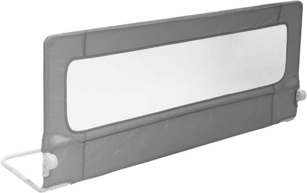 Safetots Bettgitter Grau, 100cm breit x 40cm hoch, Bettschutzgitter für Kleinkinder zur Sicherheit,