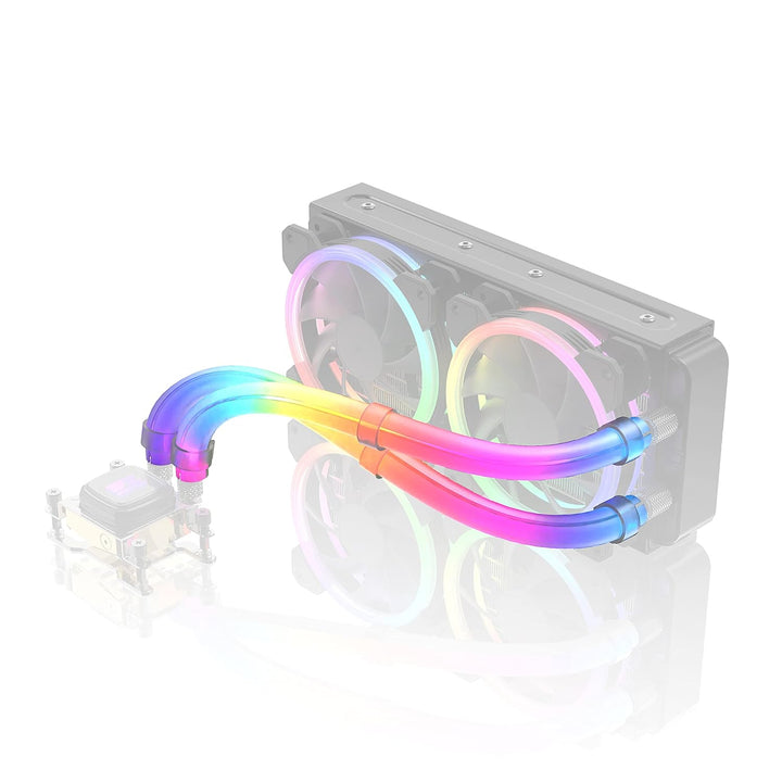 EZDIY-FAB ARGB LED AIO Röhrenhülse,Weiches Staubfreies Gummi,Vielseitige Dimensionierung 12mm Durchm
