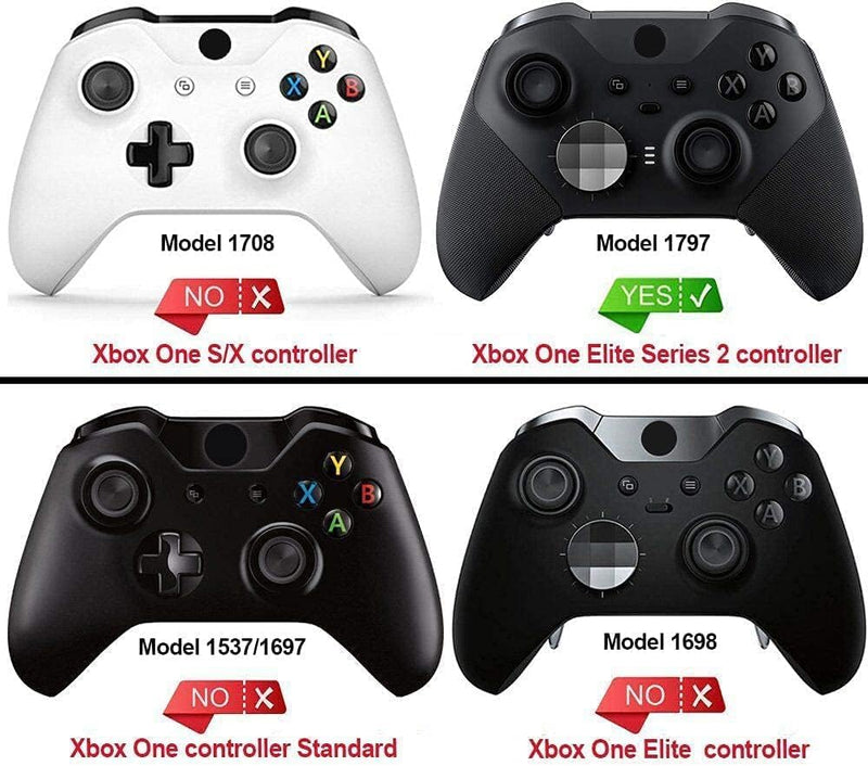 eXtremeRate Front Case für Xbox Elite Series 2/Series 2-Core Controller,DIY-Ersatz Hülle&Thumbstick