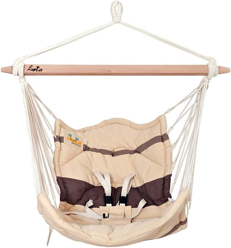 Unbekannt Lola Bella Chica Cappuccino Oeko-Tex 100 Luxus Babyhängematte Babywiege Kinderhängesessel