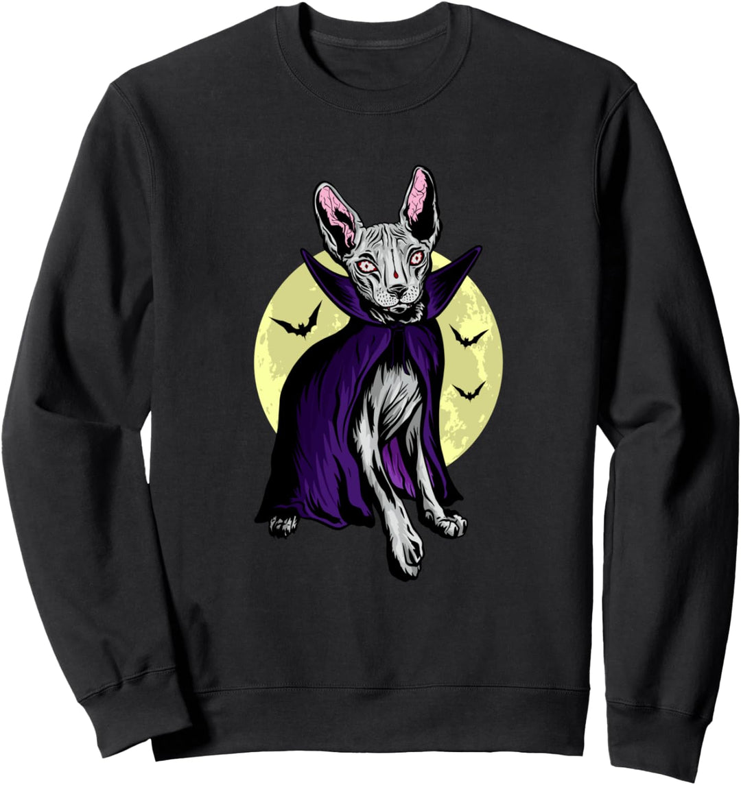 Lustiges Fledermaus Design für Halloween Halloweenparty Sweatshirt