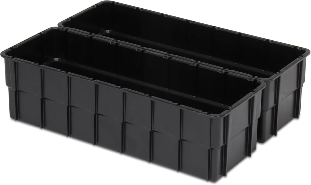 Einsatzkasten Einteilungs-Set für Eurobehälter, Schubladen mit Innenmass 362x262 mm (LxB), 102 mm ho