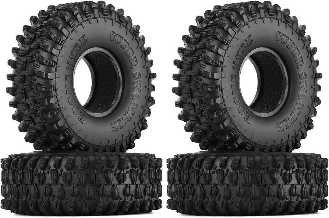 INJORA RC Reifen 1,9inch Crawler Reifen für 1:10 RC Crawler Axial SCX10 90047 SCX10 III AXI03007 D90