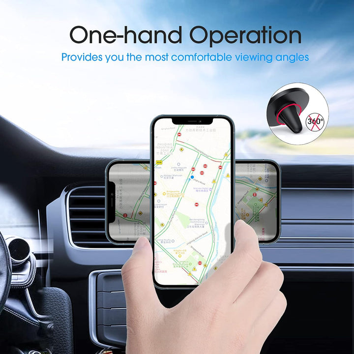 TechMatte MagGrip KFZ Handyhalterung Auto, Entwickelt für iPhone 17 16 15 14 13 12 Serie MagSafe, Ma