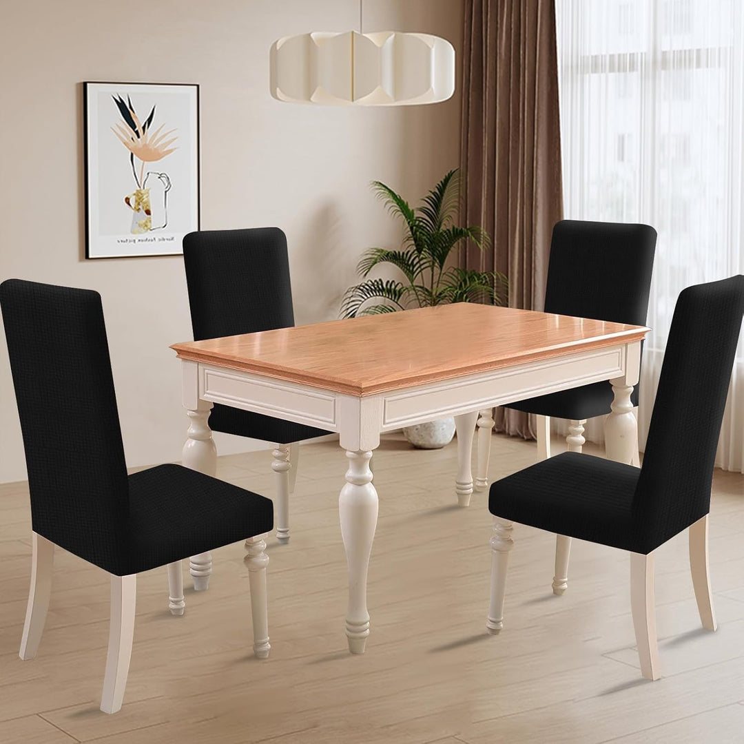 Ystyle Stretch Stuhlhussen 4er Set, Stuhlbezug Elastisch Abnehmbarer Waschbarer, Universal Hussen Fü