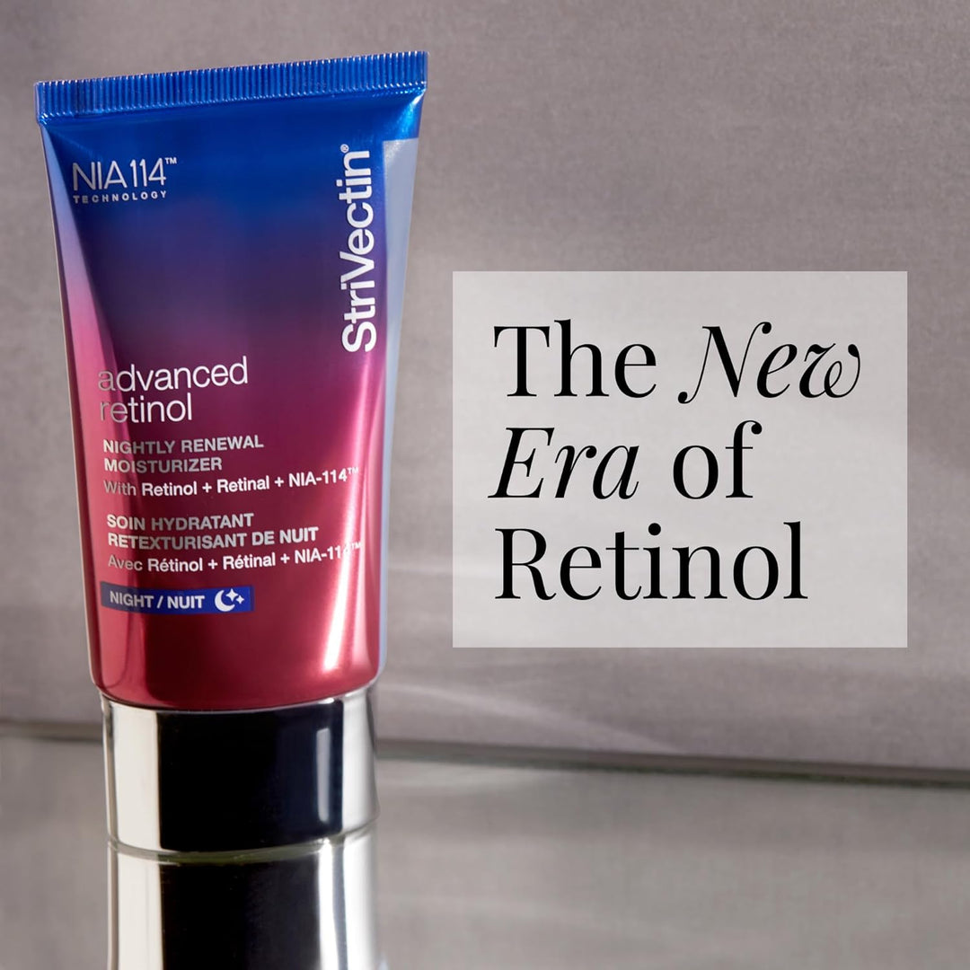 StriVectin Fortschrittliche Retinol Intensive Nacht-Feuchtigkeitscreme, die sichtbare Zeichen des Al