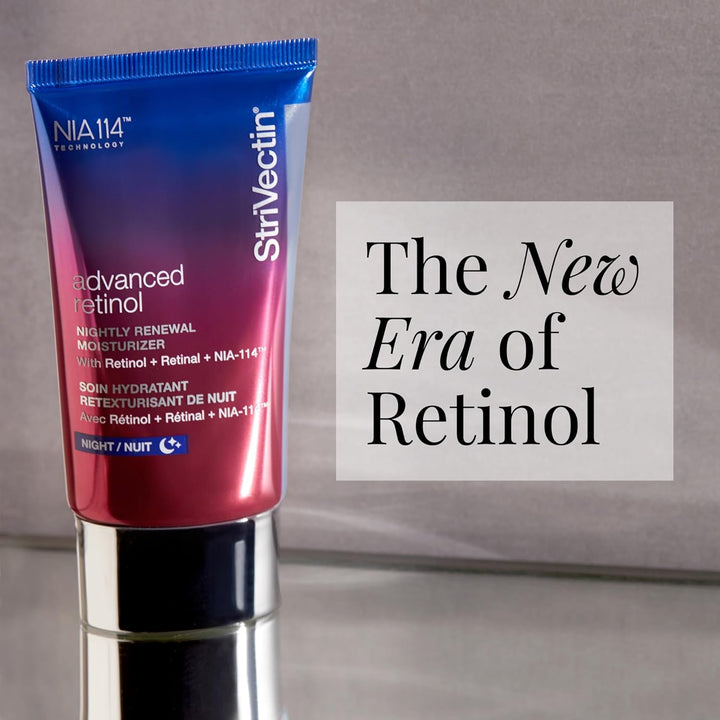 StriVectin Fortschrittliche Retinol Intensive Nacht-Feuchtigkeitscreme, die sichtbare Zeichen des Al