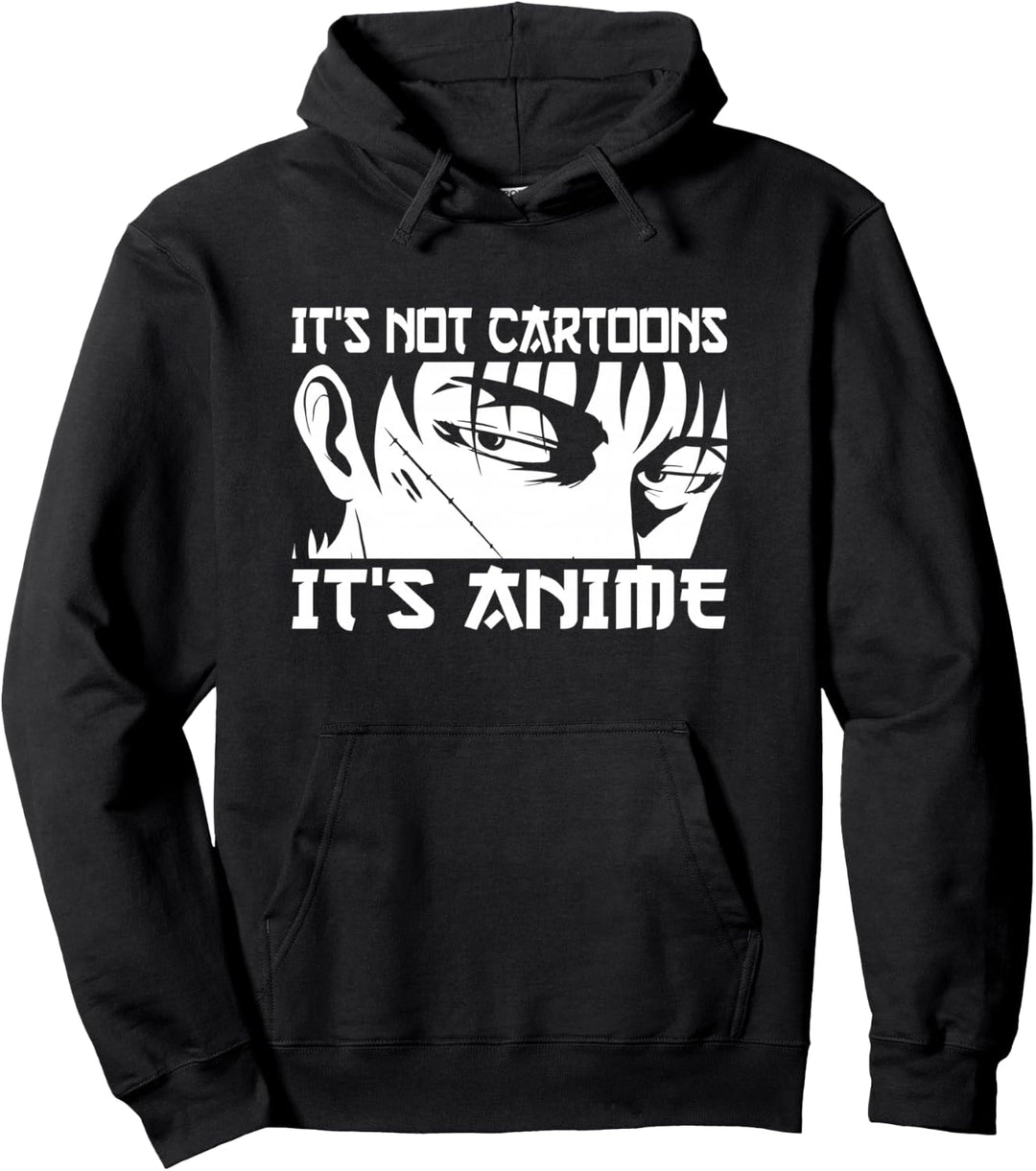 Es sind keine Cartoons, es sind Anime Men Teen Boy Otaku Anime Pullover Hoodie