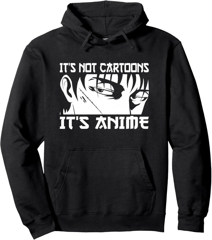 Es sind keine Cartoons, es sind Anime Men Teen Boy Otaku Anime Pullover Hoodie