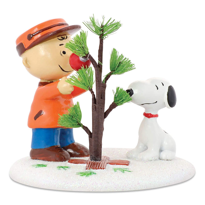 Department 56 Peanuts Charlie Brown & Snoopy The Perfect Tree Figur, handgefertigt und handbemalt, 7