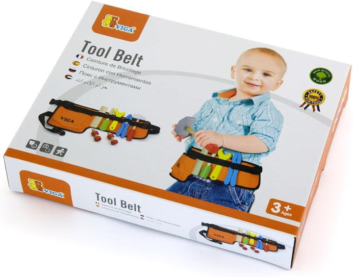 Viga Toys - Werkzeuggürtel Werkzeugriemensatz, Werkzeugriemensatz