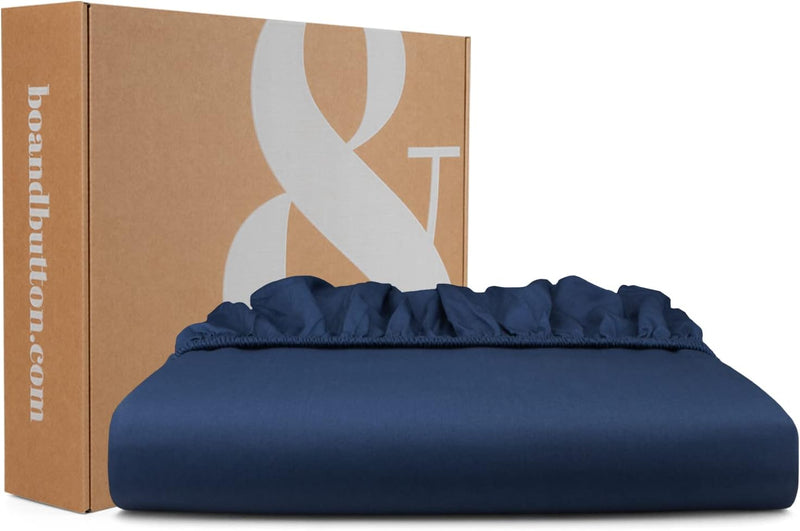bo&button® Mako Satin Spannbettlaken | Echte Bio Luxusqualität | ALLE GRÖssEN für Matratzen & Boxspr