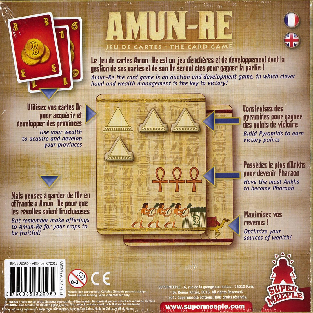 AMUN-RE – Das Kartenspiel – The Card Game Reiner Knizia Super Meeple