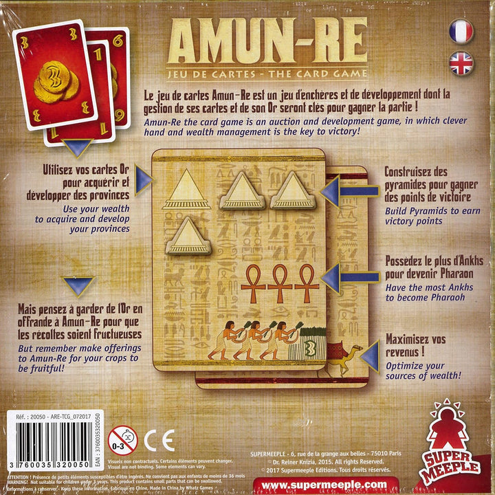 AMUN-RE – Das Kartenspiel – The Card Game Reiner Knizia Super Meeple