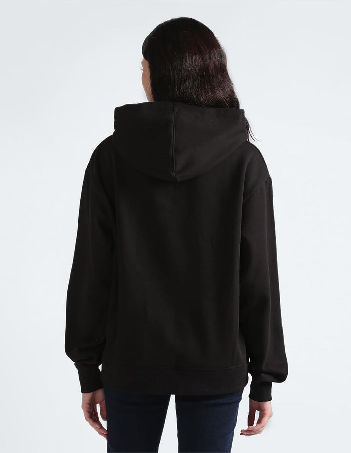 Calvin Klein Damen Hoodies XS Schwarz (Ck Black), XS Schwarz (Ck Black)