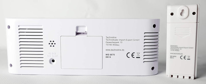 Technoline Wetterstation WS 6870 inkl. mit Aussensender TX 960 TH mit Vorhersage von Wettersituation