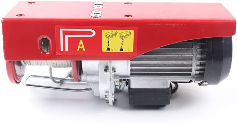 Seilwinde elektrisch | 500 kg/12 m | 1000 kg/6 m | 220V Seilhebezug mit Kabelfernbedienung Motorwind