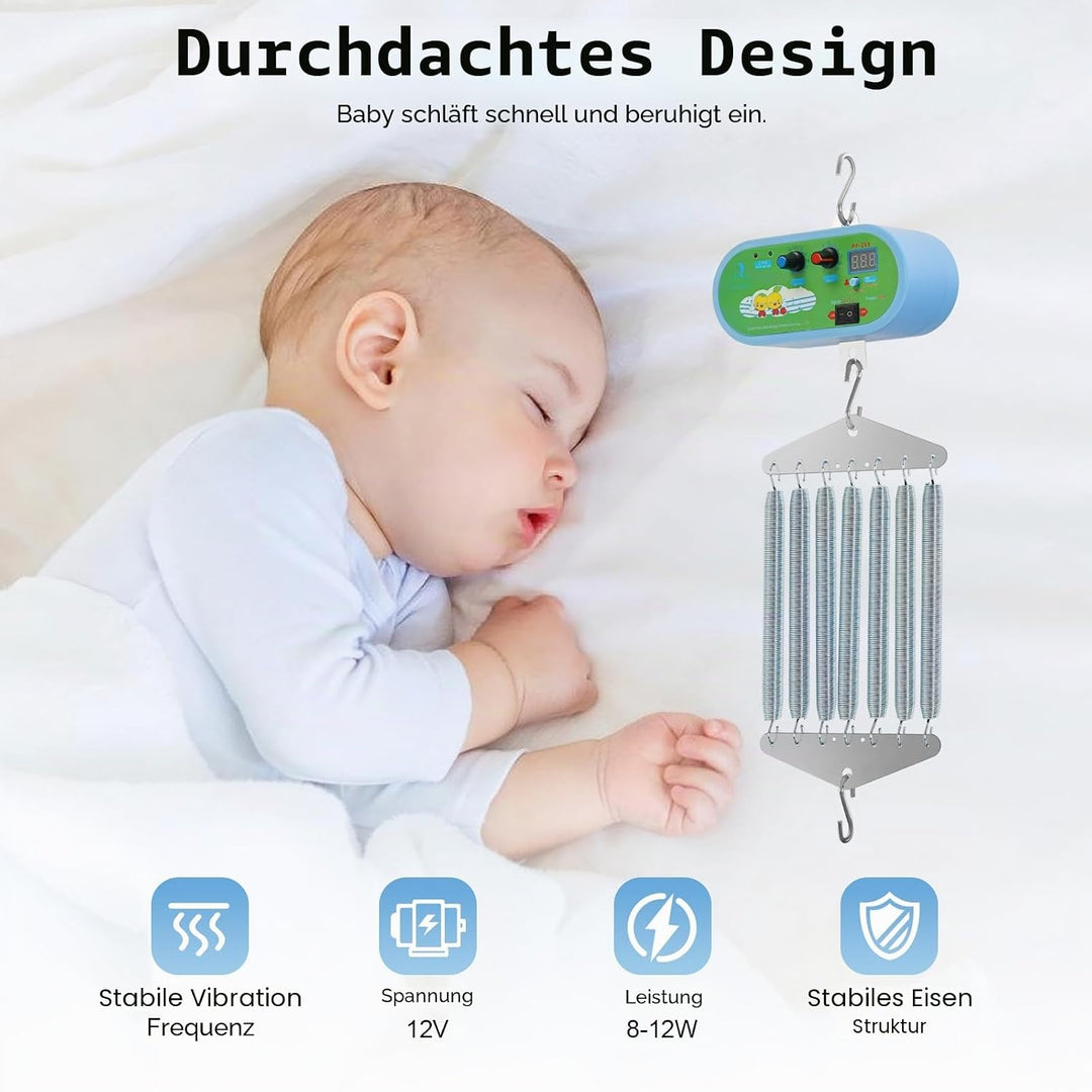 Elektrische Babyschaukel Controller Tragfähigkeit 20Kg Federwiege Motor mit Timer Hängende 7-Feder F