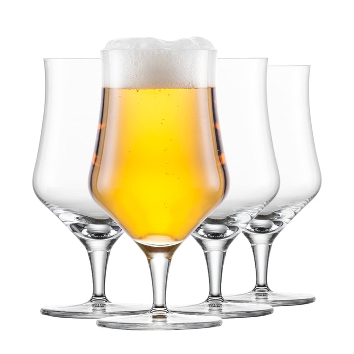 SCHOTT ZWIESEL Universalglas Beer Basic Craft 0,3 (4er-Set), klassisches Bierglas für Craft Beer, sp