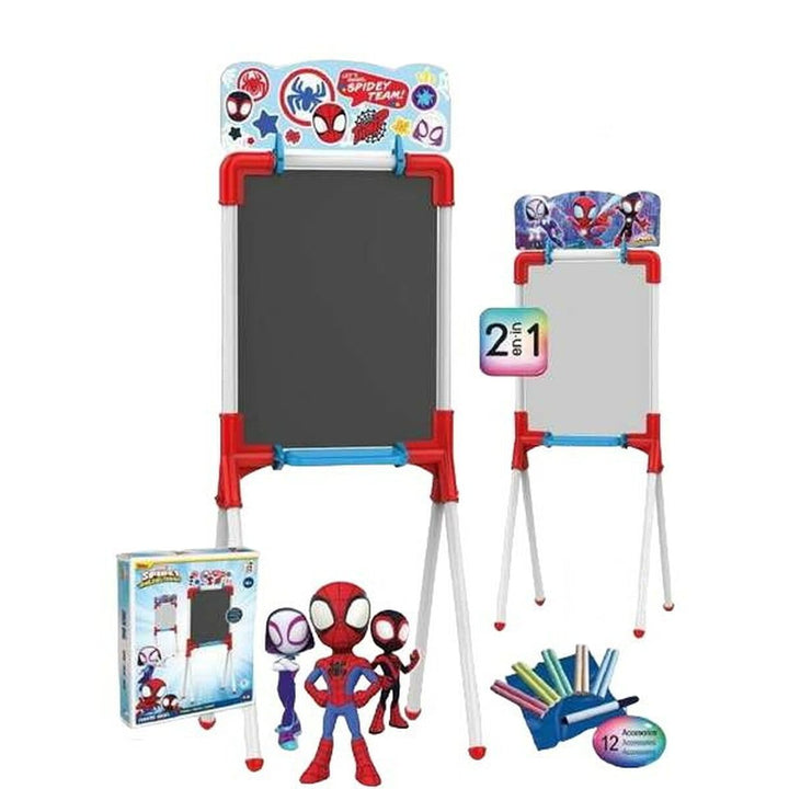 Chicos Spidey 2-in-1-Tafel, inklusive Marker, Kreide, Radiergummi, Material von hoher Festigkeit und