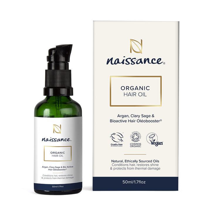 Naissance Bio-Haaröl 50ml - Pflegendes Haar-Serum mit Arganöl für Haarwachstum - Natürliche Behandlu