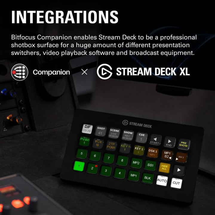 Elgato Stream Deck XL – erweiterter Studio-Controller, 32 Tasten, auslösen von Aktion in Apps und So