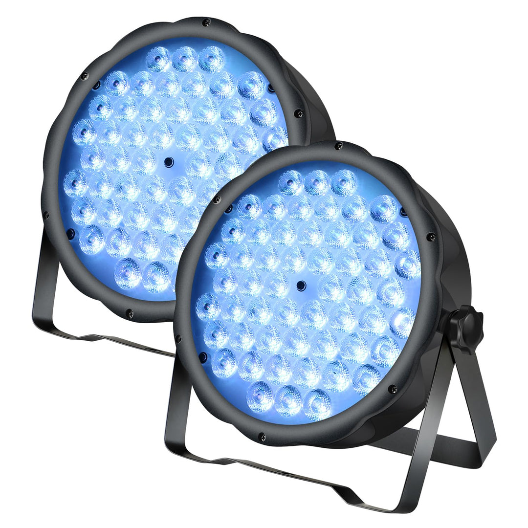 BETOPPER DJ Lichter Disco Lichter Bühne Lichter 54 * 1.5W par led RGB 3-in-1 Sprachsteuerung / DMX51