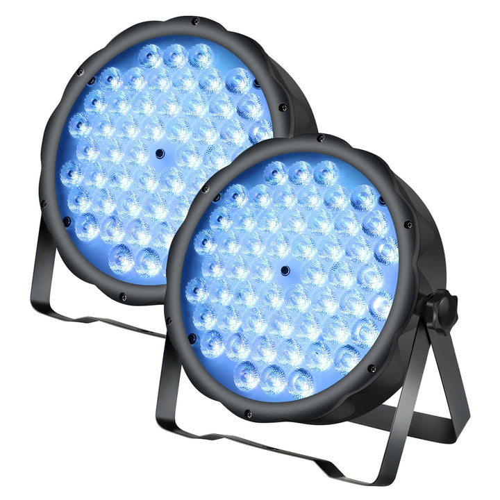 BETOPPER DJ Lichter Disco Lichter Bühne Lichter 54 * 1.5W par led RGB 3-in-1 Sprachsteuerung / DMX51